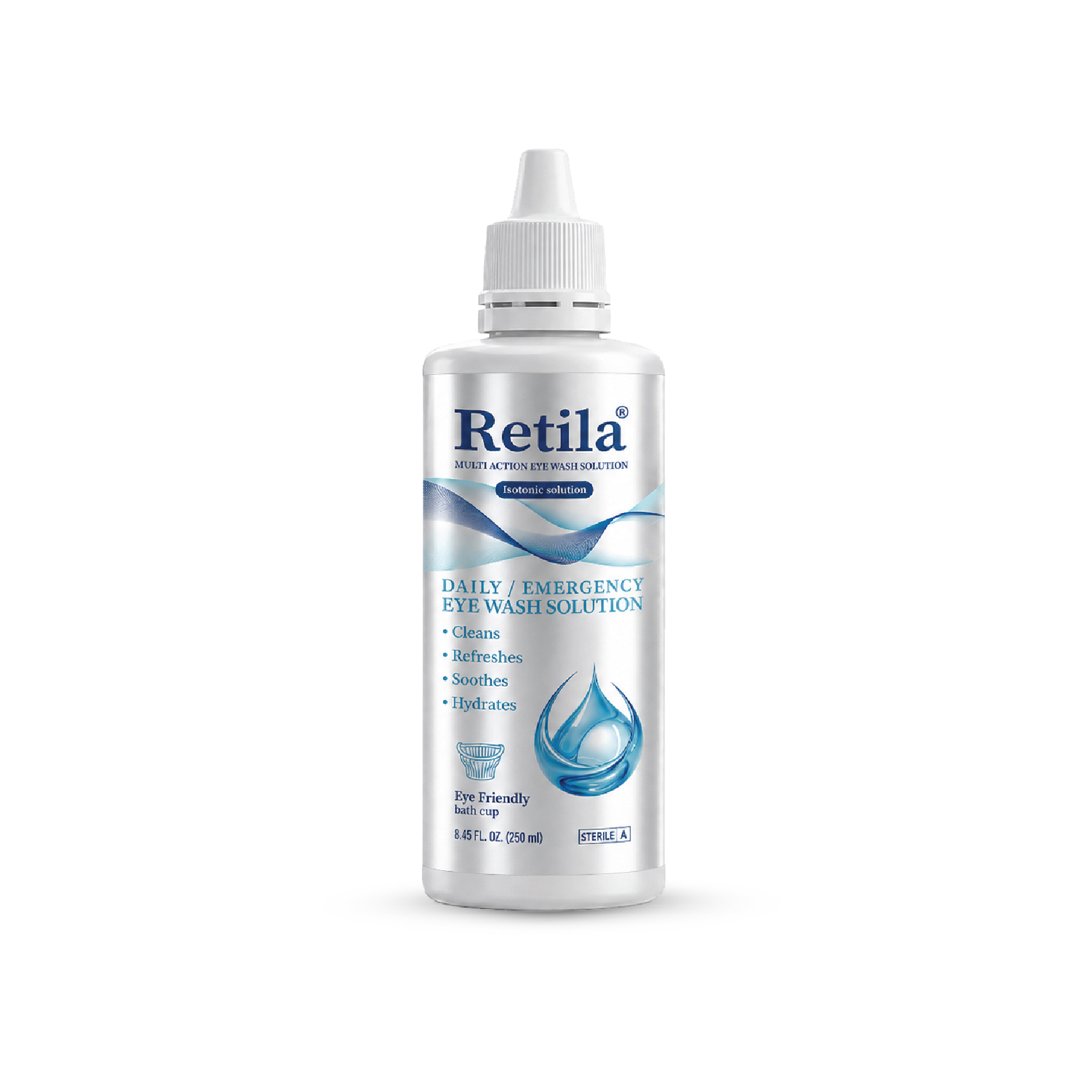 Retila Isotonic Eye Wash Solution